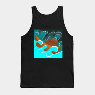 Ship On the Sea Tank Top